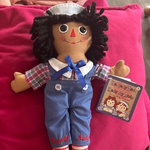 Raggedy Andy doll by Aurora.  brand new with tags